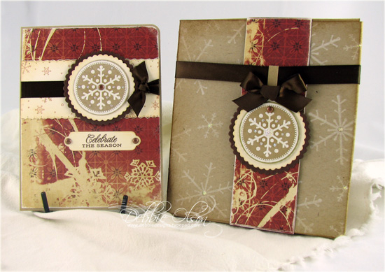Card, Tag, and Gift Box using Lauren's Music Makeover Template: inside the box is a sturdy...