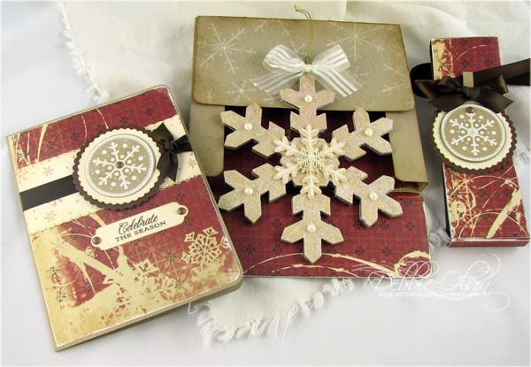 Card, Tag, and Gift Box using Lauren's Music Makeover Template: inside the box is a sturdy...