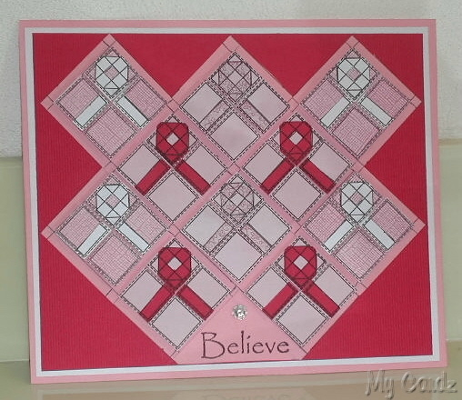 Breast Cancer Awareness Quilt Card