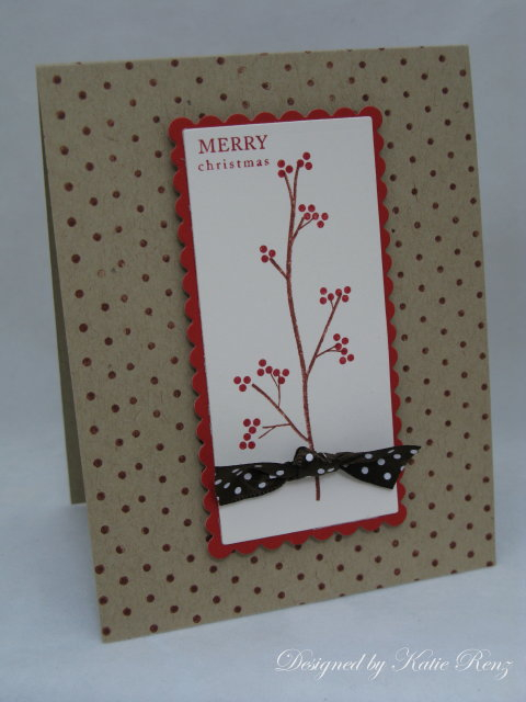 Literally 3 of my most favorite stamp sets used together makes on of my favorite holiday cards...