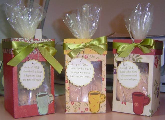 I made these great Friendship Tea gift boxes using Lauren&#039;s For Keep Sake template and then...