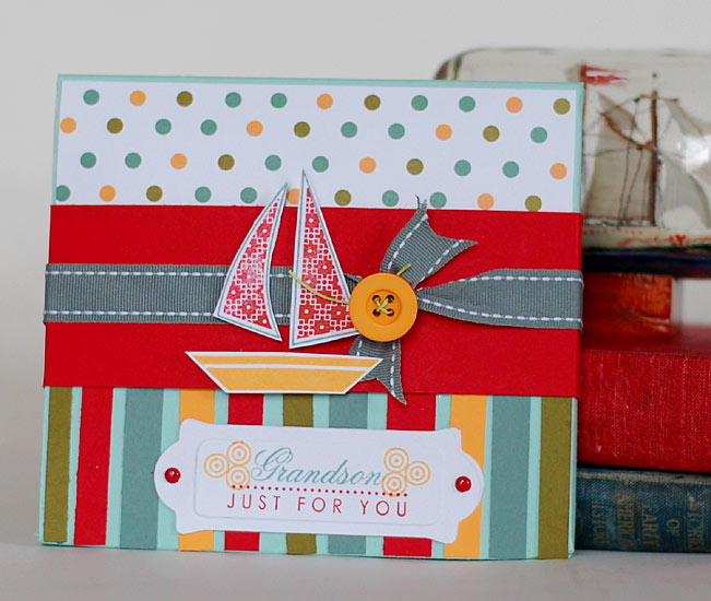 This template is the perfect size to hold a folded little onesie!