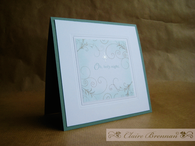 Similar card with the Ocean tides colour scheme - I thought it really reflected the sentiment -...