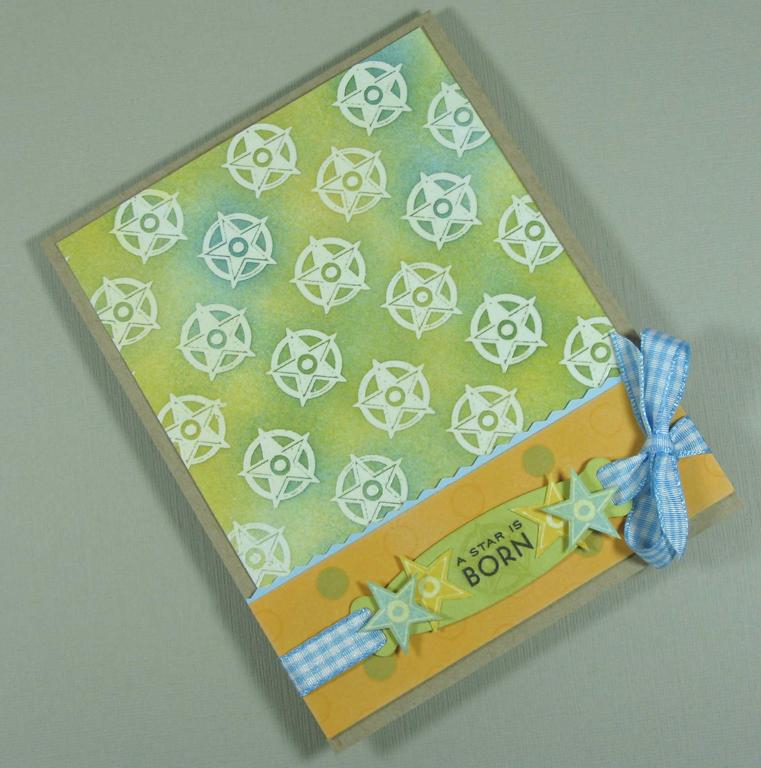 Stamps:  Background Basics - Stars, Favor It Baby, Polka Dot Basics<br />
Paper:  Kraft, SS...