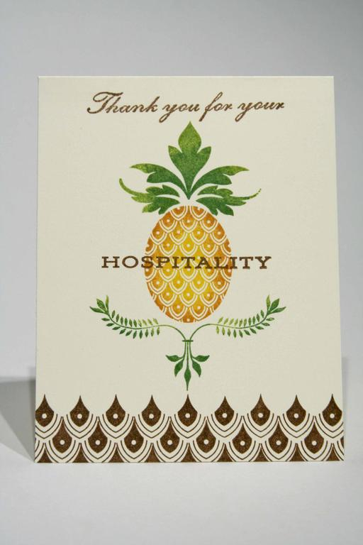 First Fruits, Warm Hospitality