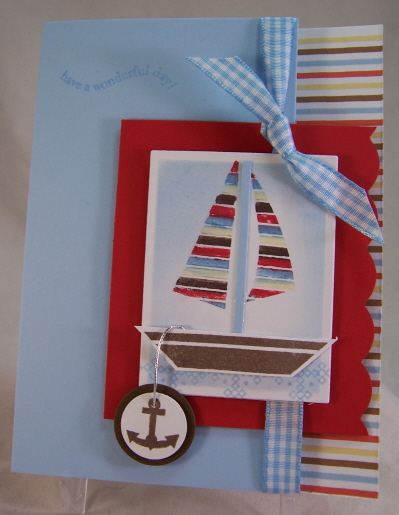 Anchors Away <br />
<br />
<br />
Stamps- Men of Life, Out of the box (snetiment)<br />...