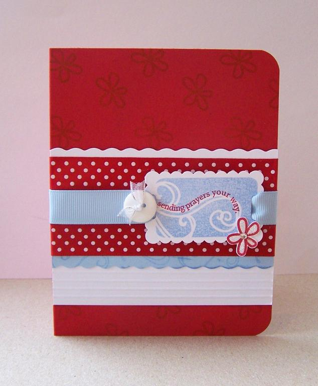 Stamps- Out of the Box and Out of the Box Sentiments <br />
Ink- Pure Poppy, blue<br />...