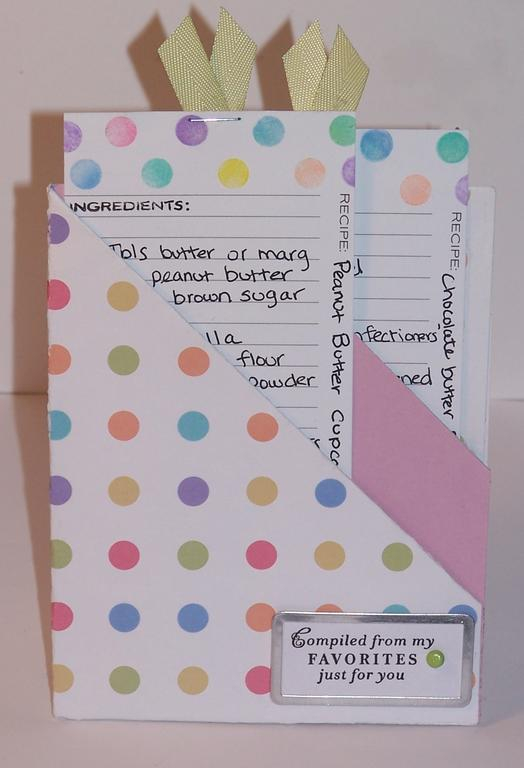 Double Pocket card using the Recipe box set