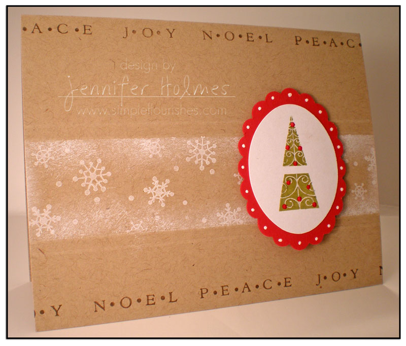 Nothing says quick and easy like using punches!  My oval scallop and regular punch was used on...