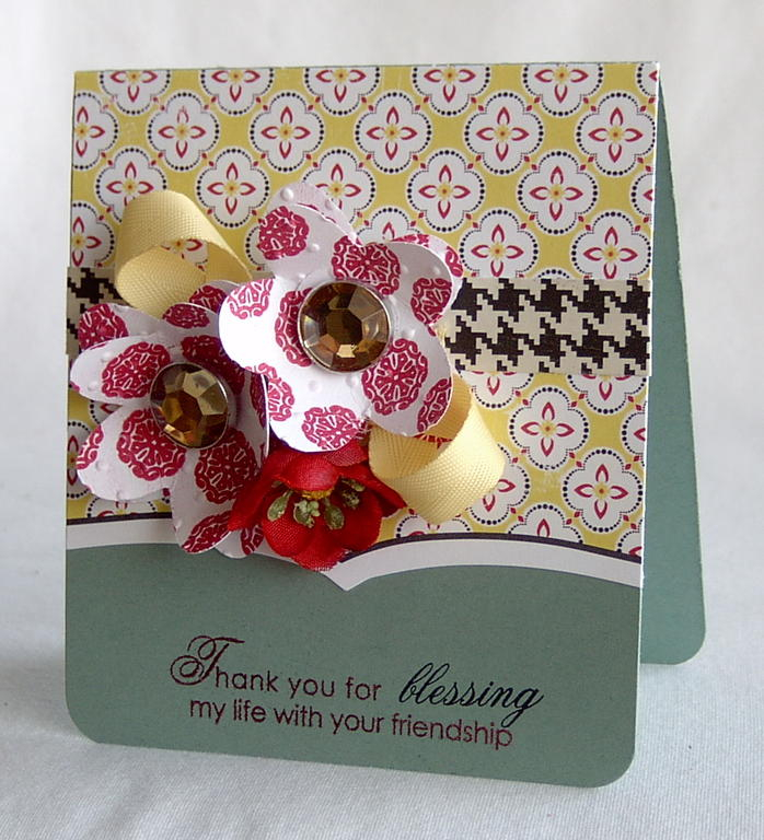 Papertrey Ink Supplies Used:<br />
Stamps:<br />
Background Basics, Stars stamp set<br />...