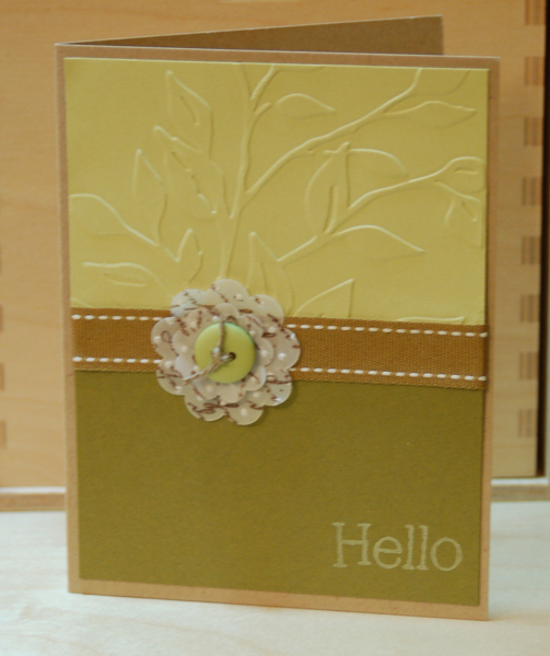 Why is it that the Ripe Avocado ribbon varies so much from the RA cardstock??<br />
And does...