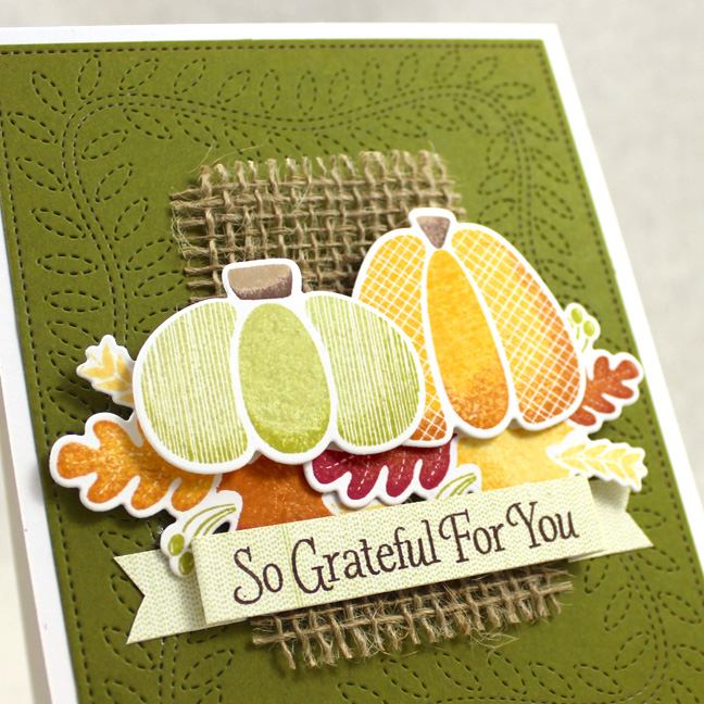 Stamps: Pumpkin Patch (available August 15th), Quilted: Autumn (available August 15th), Ombre...