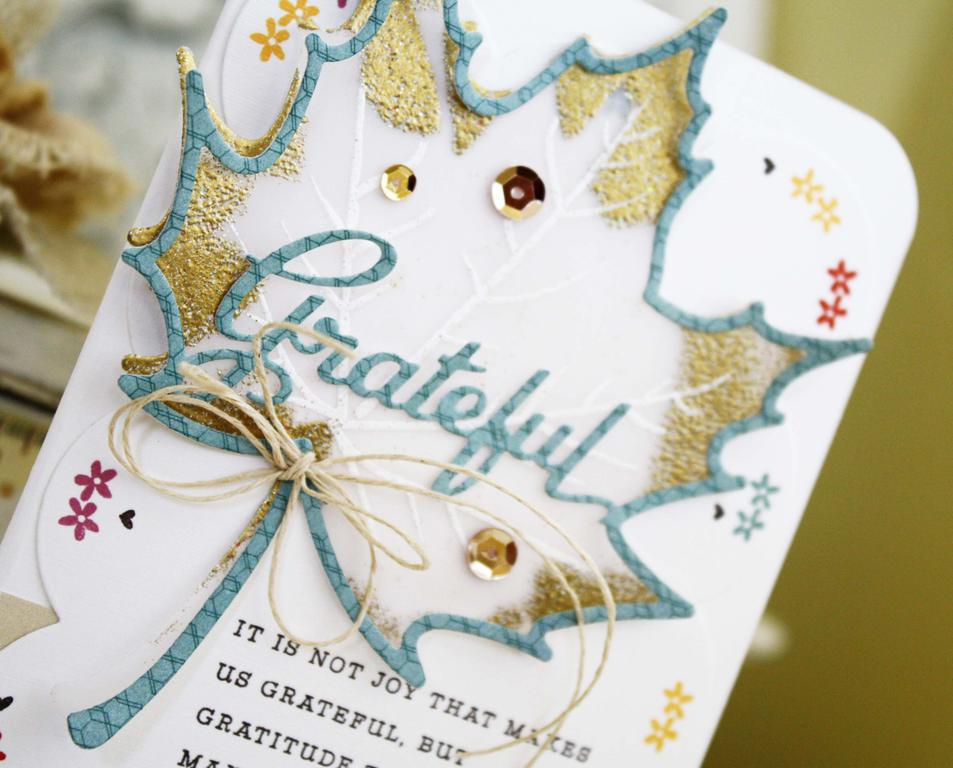 Papertrey Ink Supplies Used:<br />
Stamps:<br />
Enclosed:  Leaf, Choose Joy, and Make it...