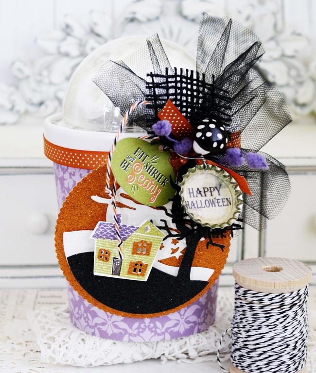 Papertrey Ink Supplies Use:<br />
Stamps:<br />
Petite Places:  Spook Manor<br />
Tools:<br...