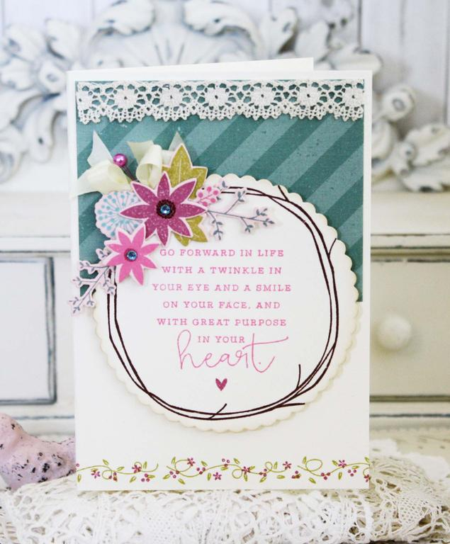 Papertrey Ink Supplies Used:<br />
Stamps:<br />
Choose Joy, Twig Wreath<br />
Ink:<br />...