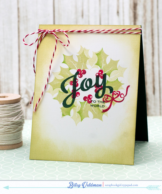 stamps: enclosed: bell, lovely laurels<br />
ink: spring moss, new leaf, pure poppy,...