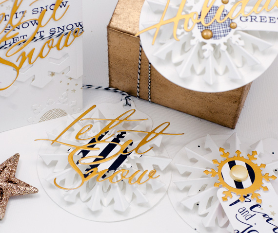 stamps: christmas cheer, &#039;tis the season, polka dot basics III<br />
ink: true black, gold...
