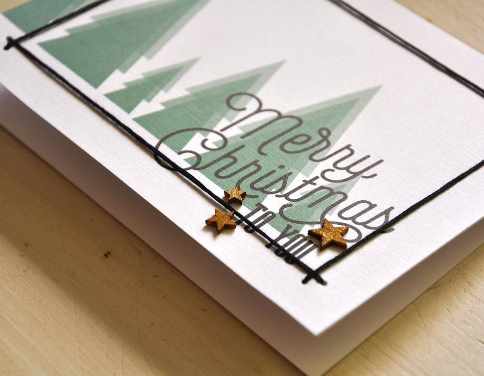 Merry Christmas To You Card Detail