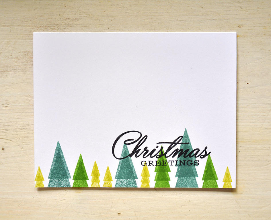 Stamps: Treetops Glisten<br />
Ink: Limeade Ice, Ocean Tides, New Leaf, and True Black<br />...