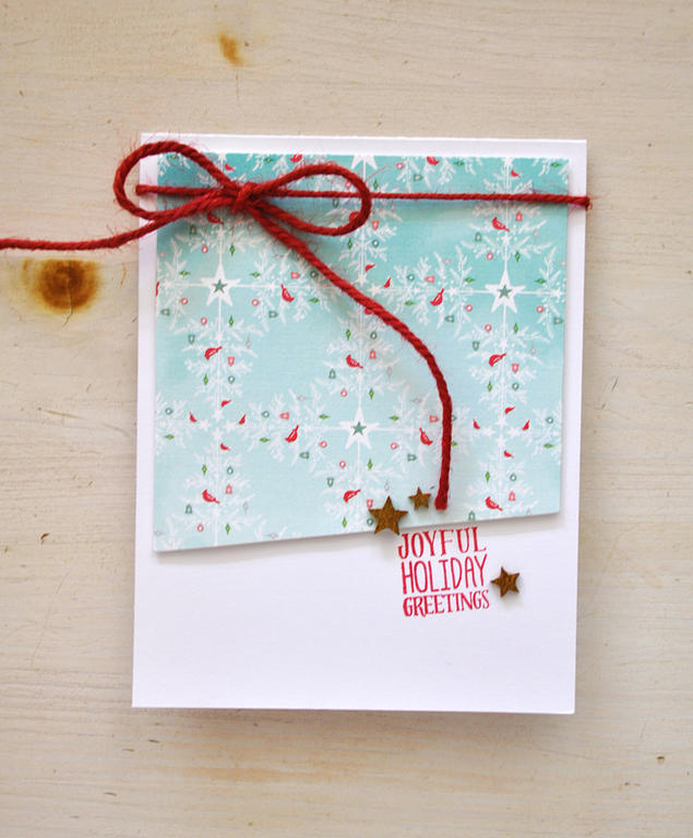 Stamps: Make It Market Mini Kit: Holiday Folk<br />
Ink: Pure Poppy, New Leaf, Ocean Tides,...
