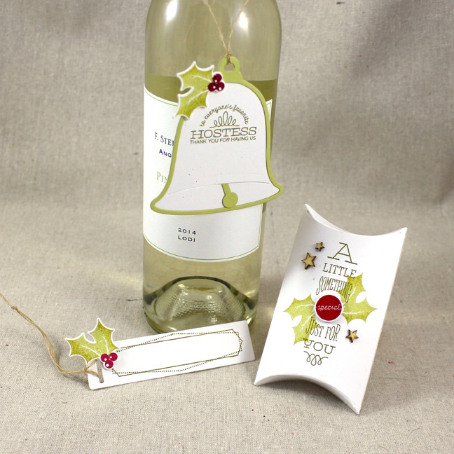 Stamps: Enclosed: Bell, Ribbon Slider Sentiments - Papertrey Ink<br />
Cardstock: Rustic White...