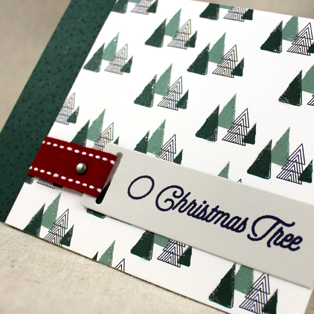 Stamps: Treetops Glisten - Papertrey Ink<br />
Cardstock: Pinefeather, Treetops Glisten Pattern...