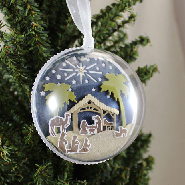 Stamps: Petite Places: Nativity - Papertrey Ink<br />
Cardstock: Ripe Avocado, Classic Kraft,...