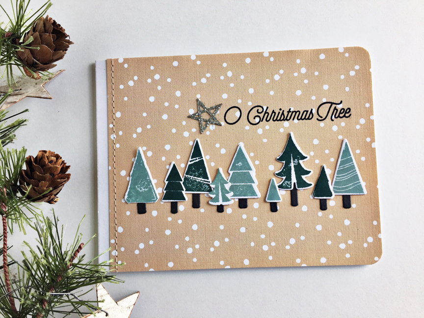 size: 5 1/2&quot; x 4 1/4&quot;<br />
<br />
stamps: Treetops Glisten<br />
<br />
ink: True...