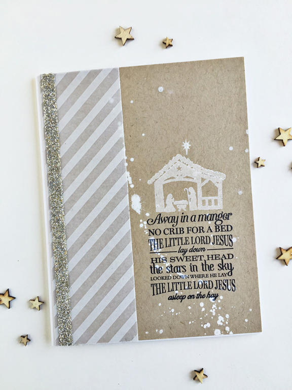 size: 4 1/4&quot; x 5 1/2&quot;<br />
<br />
stamps: Petite Places: Nativity, O Holy Night<br...