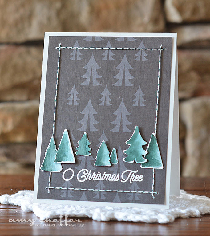 Stamps: Treetops Glisten<br />
<br />
Dies: Treetops Glisten, String Frames<br />
<br />...
