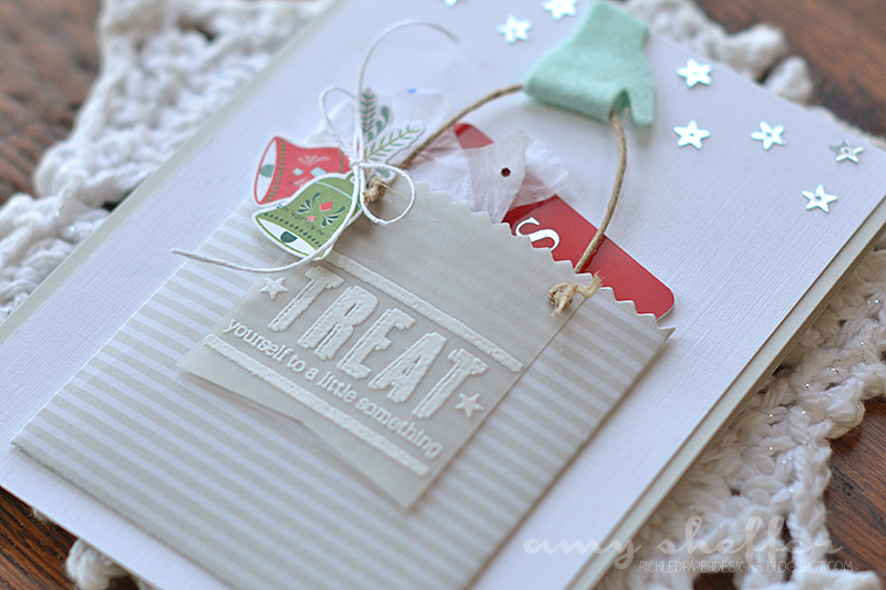 STAMPS: In the Bag<br />
<br />
DIES: In the Bag, Holiday Folk<br />
<br />
INK:...