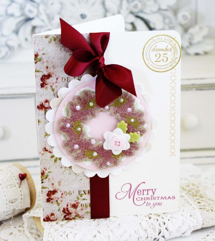 Papertrey Ink Supplies Used:<br />
Stamps:<br />
Deck the Halls, Holly Jolly, Sew Simple...