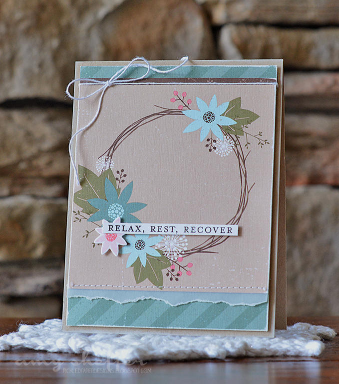 Stamps: Keep It Simple: Surgery, Twig Wreath<br />
<br />
Dies: Twig Wreath<br />
<br />...
