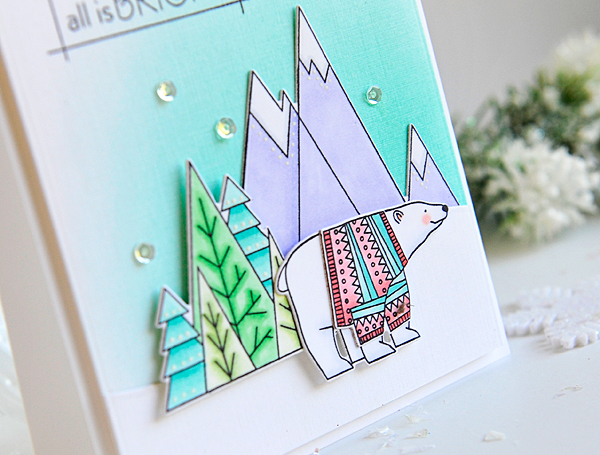 STAMPS: Tucked In: Holiday, Warmest Wishes<br />
DIES: Warmest Wishes, Sentiments Splits: Curve...