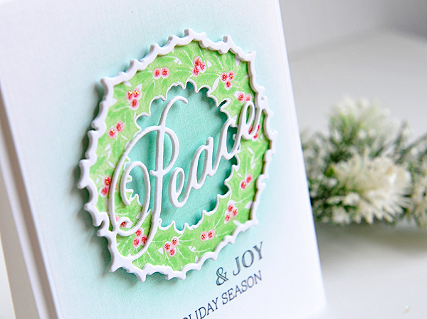 STAMPS: Enclosed Wreath<br />
DIES: Enclosed Wreath<br />
PAPER: Stampers Select<br />
INK:...