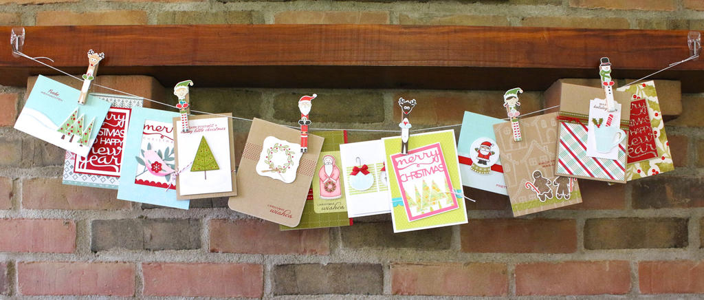 Supplies: Make It Market Mini: Holiday Pin Ups Kit (includes printed papers and dies) -...