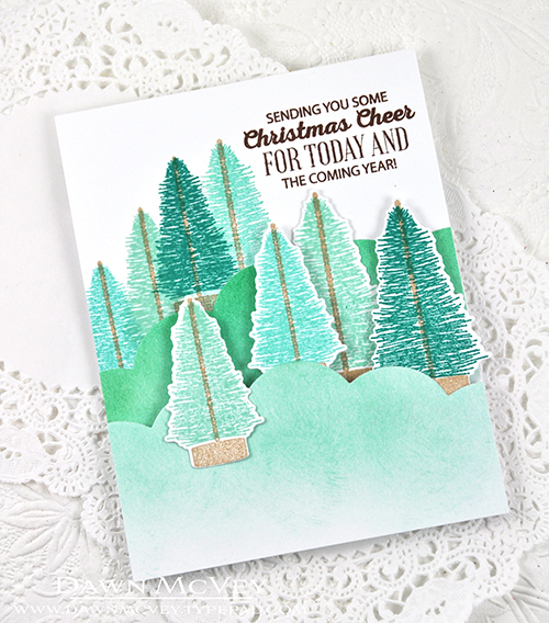 Paper: stamper&#039;s select white<br />
Stamps: Joyful Christmas<br />
Ink: kraft, dark...
