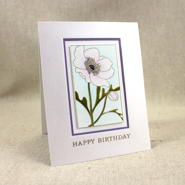 Stamps: Botanical Blocks, Botanical Blocks III - Papertrey Ink<br />
Cardstock: White Shimmer,...