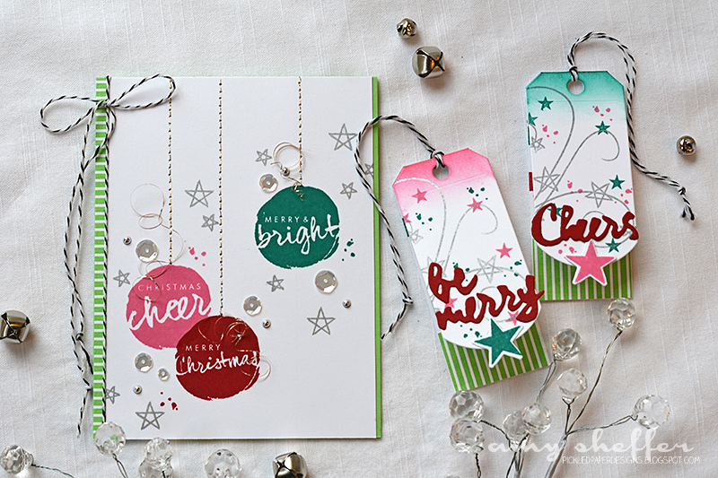 Stamps: Wet Paint Holiday Tags, Star Scribbles<br />
<br />
Dies: Wet Paint Holiday Tags,...