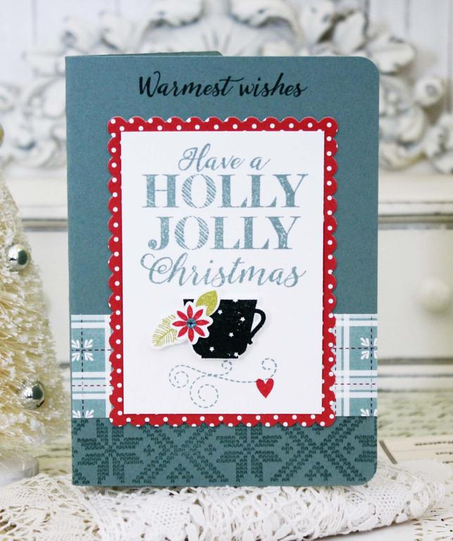 Papertrey Ink Supplies Used:<br />
Stamps:<br />
Cup of Cheer, Fair Isle Borders, Quilted:...
