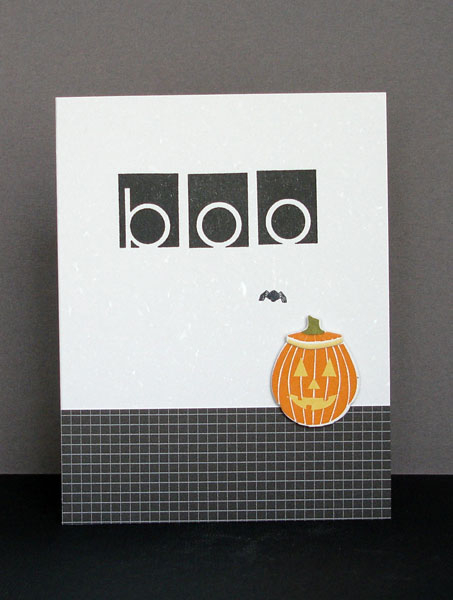 I used the Superstition dies and stamps for the pumpkin and Superstition stamps for the spider...