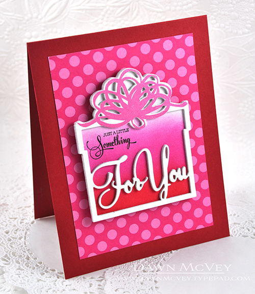 Paper: white linen, stamper&#039;s select white, pure poppy, raspberry fizz pattern pack<br />...
