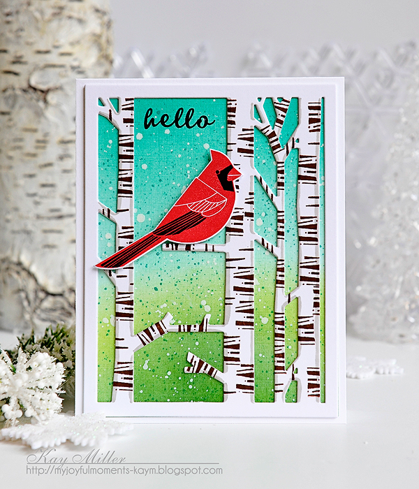 STAMPS: Winter Woods<br />
DIES: Winter Woods, Cover Plate: Winter Woods<br />
PAPER: Stampers...