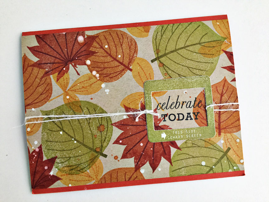 size: 5 1/2" x 4 1/4"<br />
<br />
stamps: Monthly Moments: Mini Slide Frame, Mega...