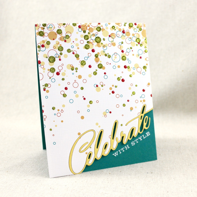 Stamps: Birthday Cheer - Papertrey Ink<br />
Cardstock: Tropical Teal, Harvest Gold - Papertrey...