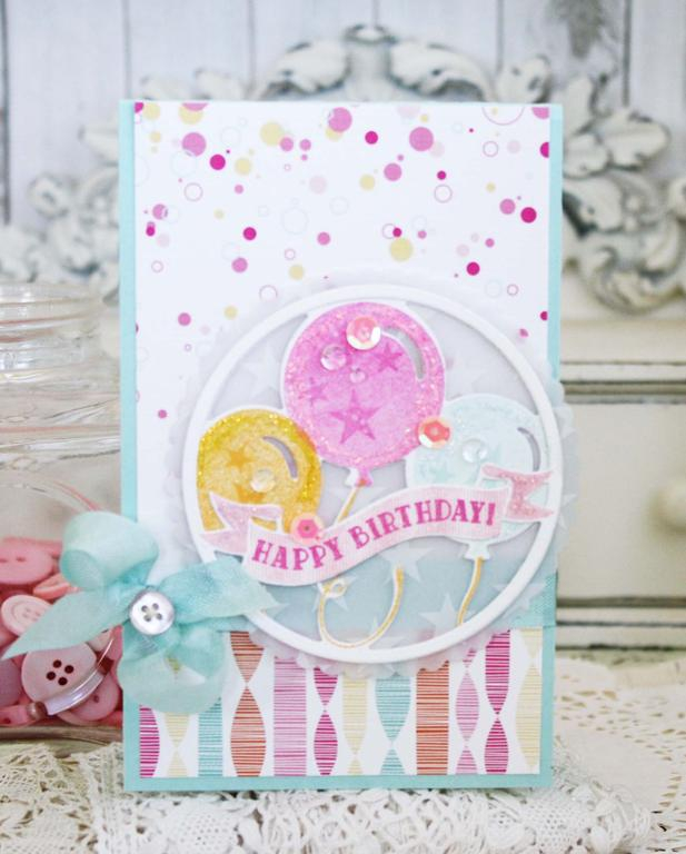 Papertrey Ink Supplies Used:<br />
Stamps:<br />
Scene It:  Celebration <br />
Ink:<br />...