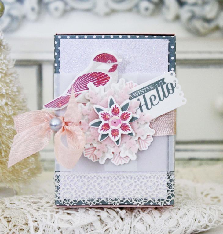 Papertrey Ink:<br />
Stamps:<br />
Fab Flakes, Winter Woods <br />
Ink:<br />
Autumn Rose,...