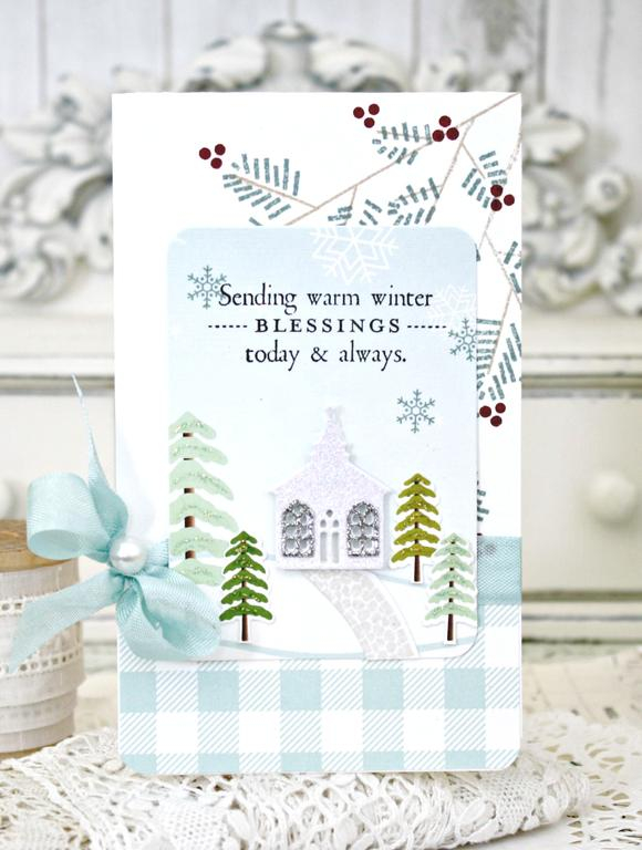 Papertrey Ink Supplies Used:<br />
Stamps:<br />
Petite Places:  Walk in the Park, Winter...