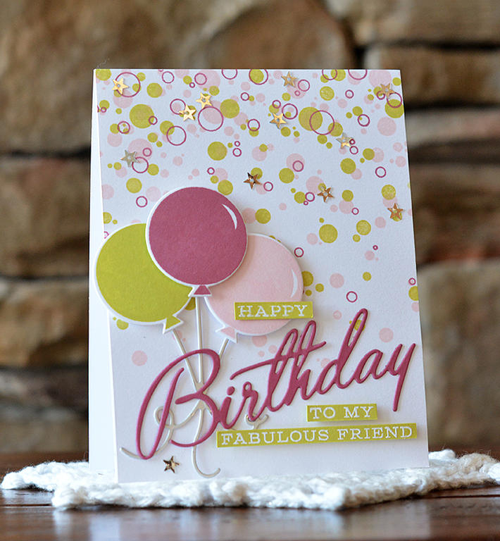 Stamps: Confetti Toss, Birthday Cheer, Birthday Style<br />
<br />
Dies: Confetti Toss,...