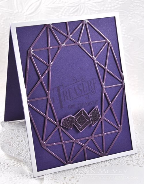 Paper: plum pudding, winter wisteria, stamper&#039;s select white<br />
Stamps: You&#039;re a...